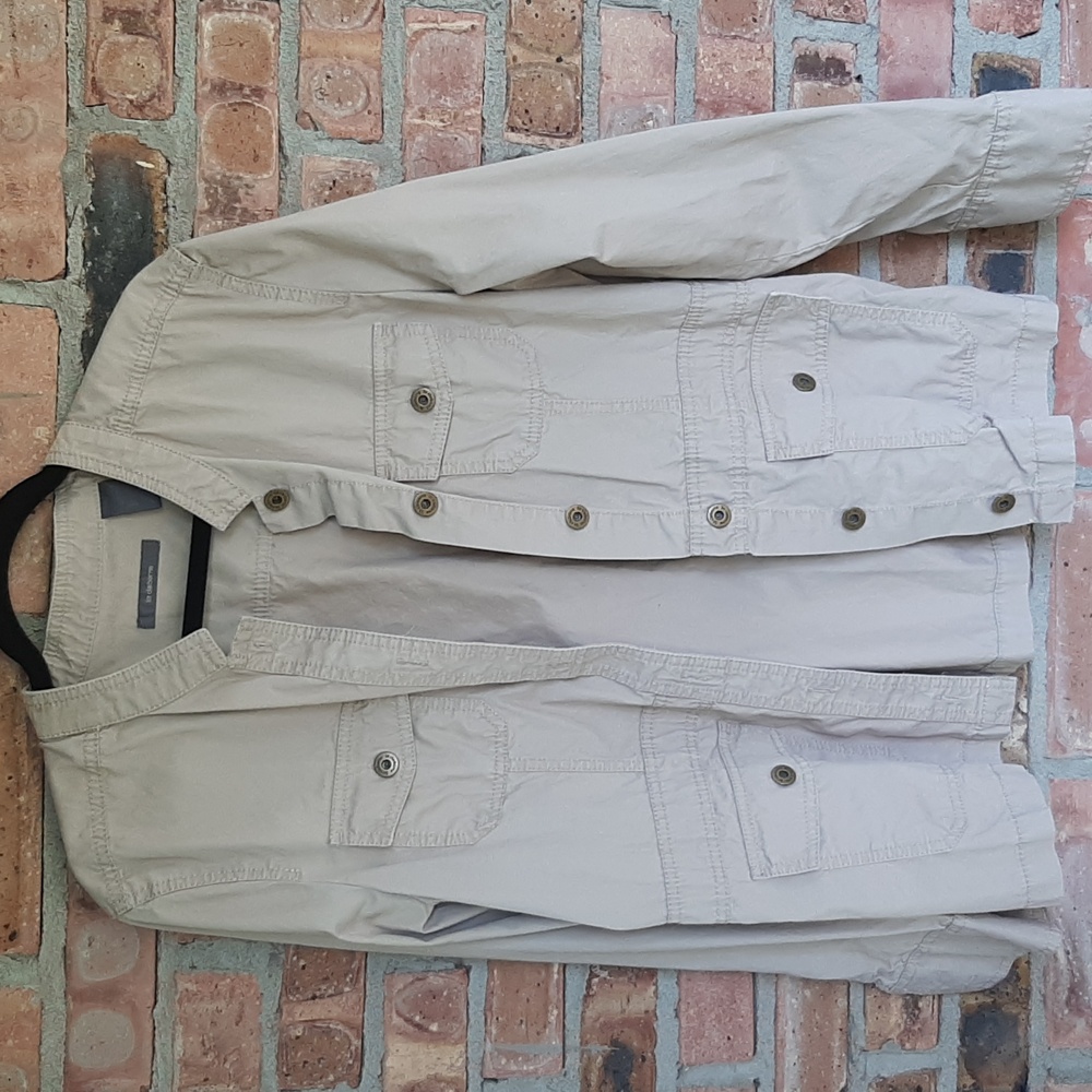 Liz Claiborne Woman's Military Style Ltweight Jacket X-Large RN52002 100% Cotton